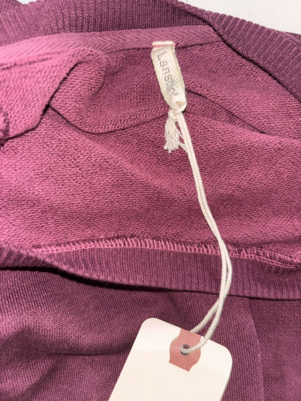 Lanston Ruffled Sleeve Crewneck Sweatshirt - Picture 2 of 2